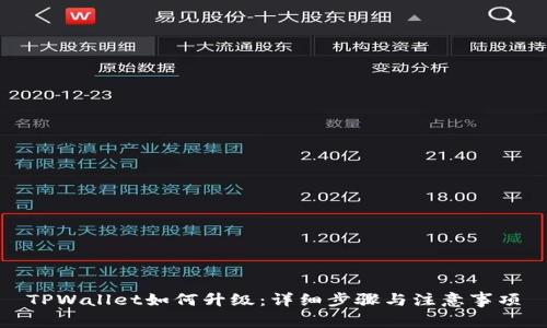 TPWallet如何升级：详细步骤与注意事项